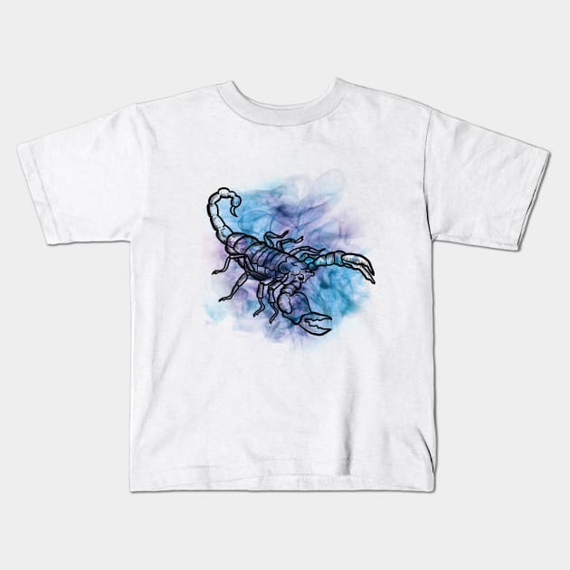 Scorpion Lover Design Kids T-Shirt by LetsBeginDesigns